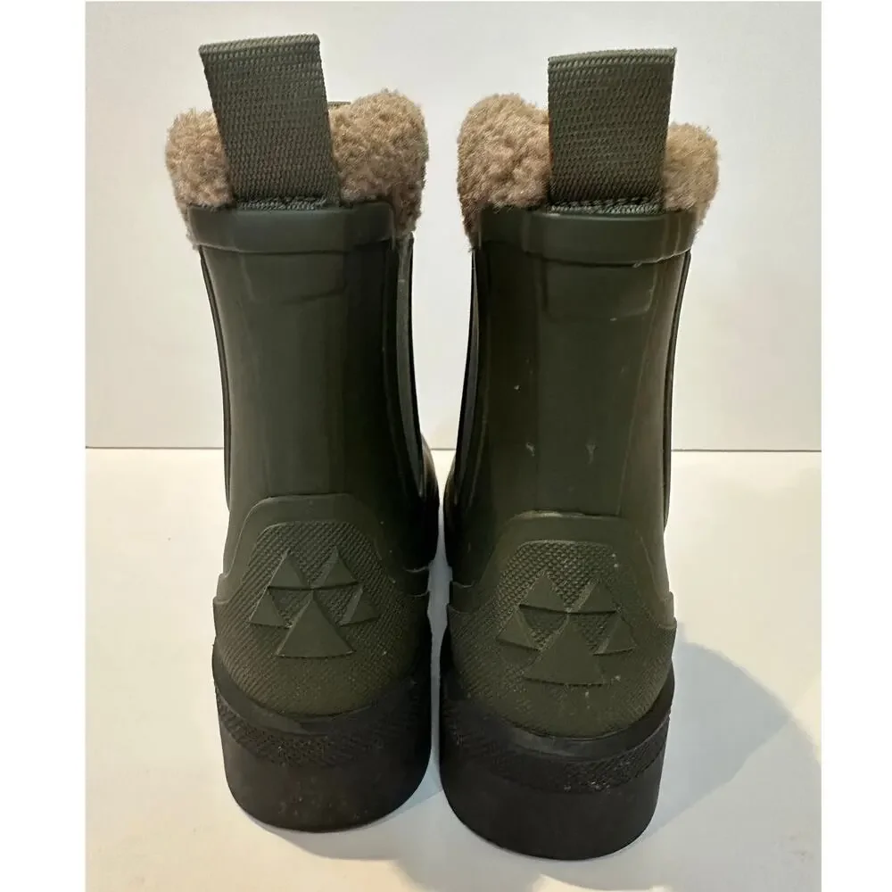 Cougar Ignite Waterproof Winter Boots Women’s 9 Green Faux Shearling Lined